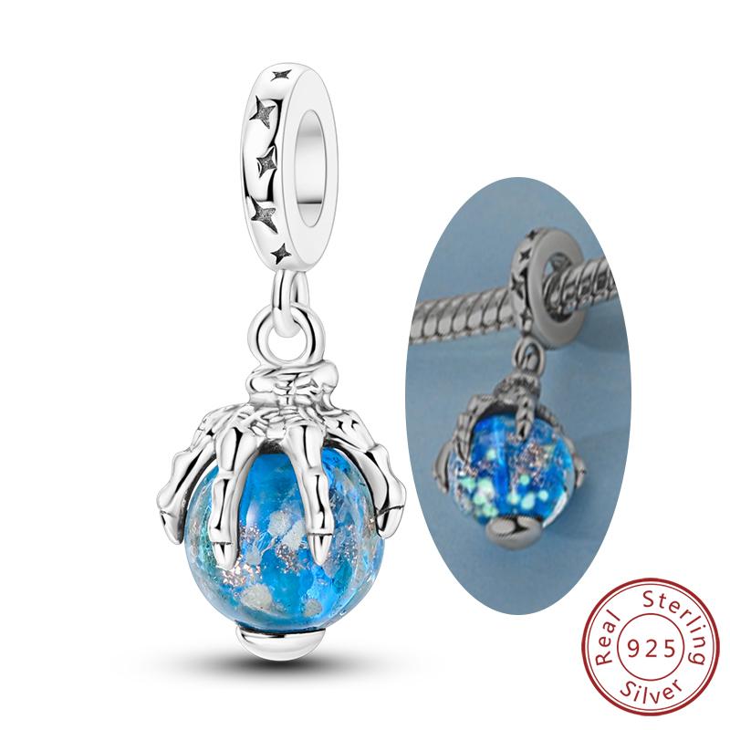 Медные Шармы Бусины Милые Шармы-Хамелеоны в форме Огненного Дракона Подходят для Оригинальных Подвесок Браслет Сделай Сам Женские Ювелирные Изделия Подарок