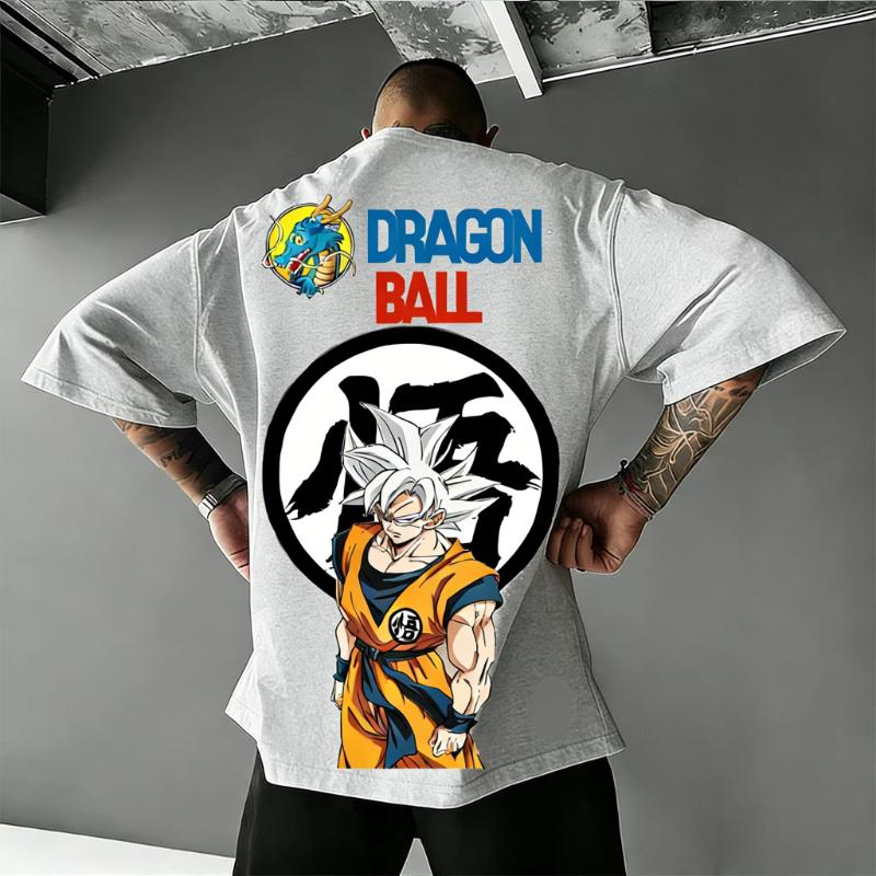 Dragon Ball Anime T Shirt Men Women Goku Graphic Tee Cotton Short Sleeve Summer Streetwear Casual Tops Manga Print Y2k Clothes