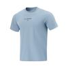 Fitness Series Simple Solid Color Round Neck Pullover Short Sleeve T-Shirt Men Tops Cyan-Gray-Blue ATSV115-3