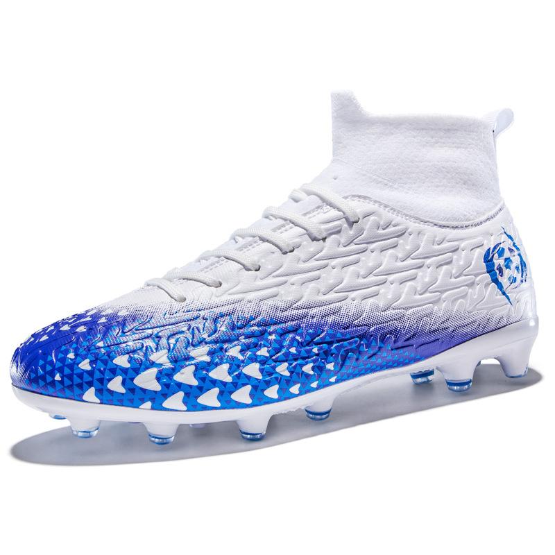 High Top Football Shoes Fg Long Nail Ag Nail Student Artificial Grass Game Training Sports Boots Football Shoes