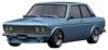 Ignition Model 118 Datsun Bluebird (510) Light Blue Metallic Finished Product