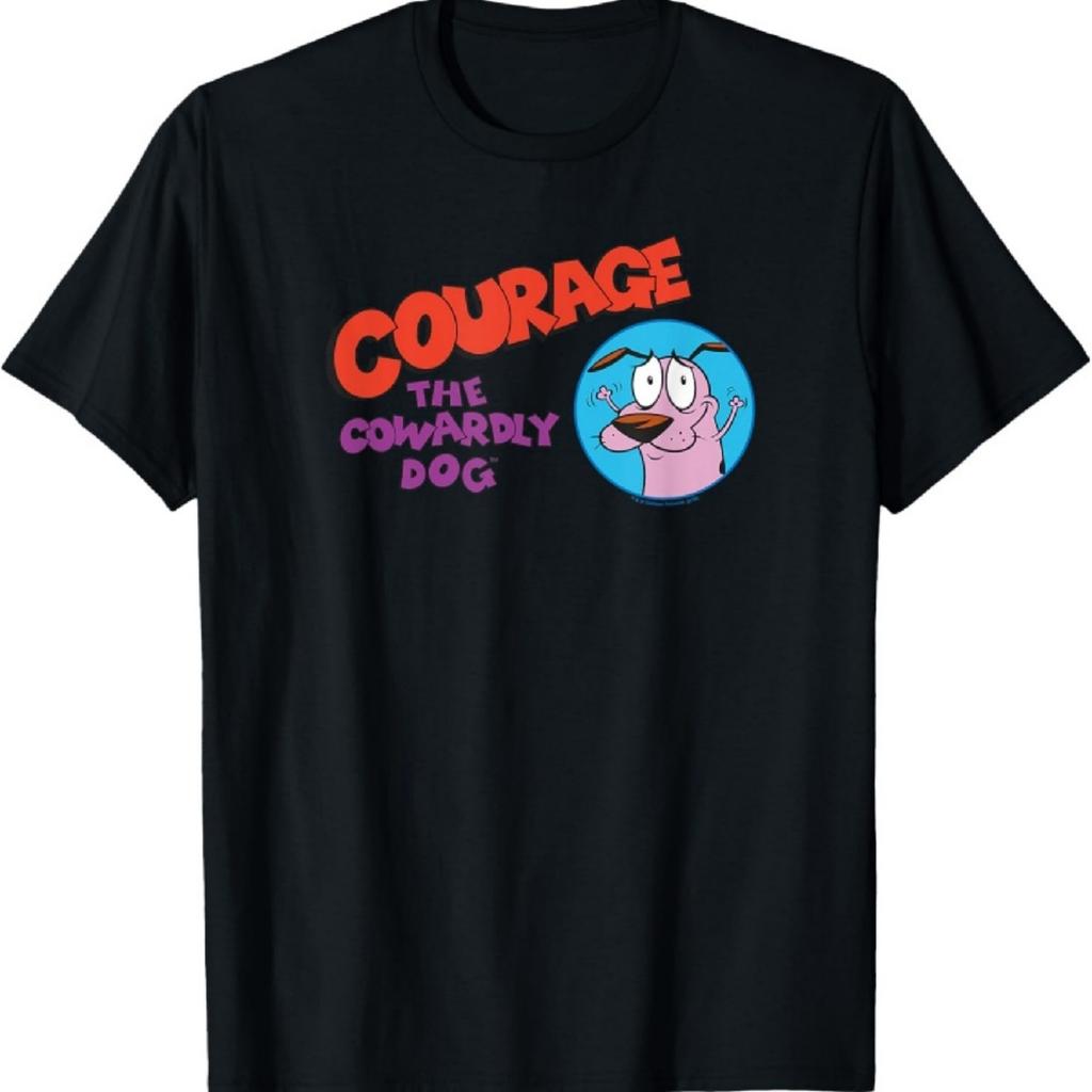 Courage the Cowardly Dog Courage Logo T-Shirt