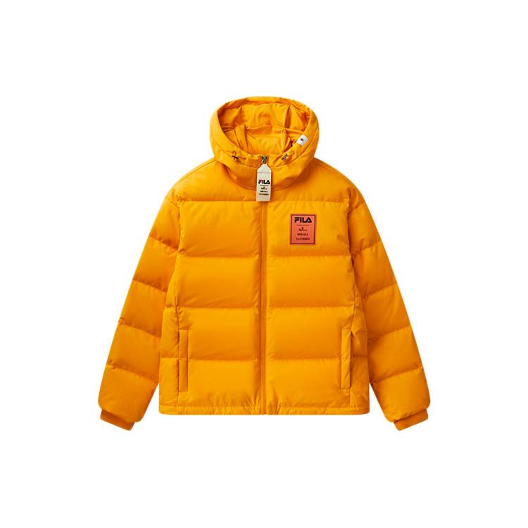 Новая коллекция коллаборации Mihara Yasuhiro X FILA MIHARA YASUHIRO Пуховики Мужские Манго Золотисто-желтый F71M048907F-YE