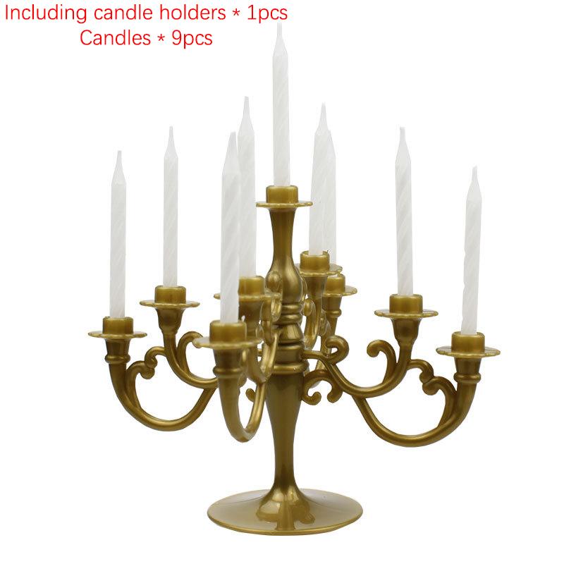 Ins Стиль Ретро Европейский Роскошный Торт Украшения Подсвечник Выпечка День Рождения Вечеринка Свадьба Маленький Вставной Модуль Принадлежности Тема Девушка