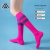 Trendy Over-the-Knee Compression Socks for Fitness, Yoga, Aerobics & Running - Stylish Two-Bar Design