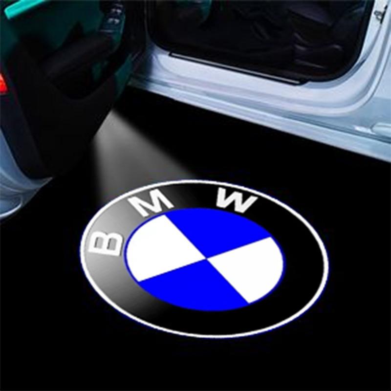 AAAOP1 2Pcs LED Car Decoration Lamp Door Interior Light Bulb Accessories For BMW X1 X3 X4 X5 E46 M1 E90 M2 M3 M5 M6 E87 M Power F20 E60