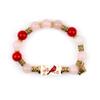 Flower and bird wheel bracelet, ceramic accessories, elegant and minimalist design jewelry accessories, perfect gift for her, eye-catching item