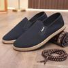 Мужская тканевая обувь Удобная и дышащая обувь для пап Мягкая подошва Нескользящая Модная повседневная обувь