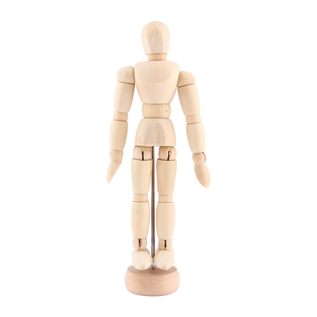 Wooden Manikin Model, Articulated for Artists, Photographers, Animators, Desk Toy, Ornament