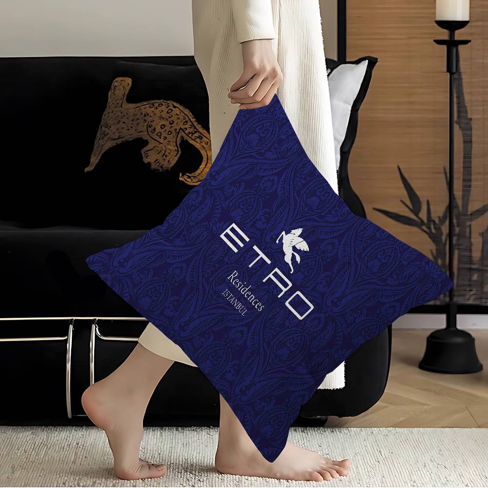 Brand EEtro Fashion Luxury Pillow Gift Home Office Decoration Bedroom Sofa Car Cushion Cover case x