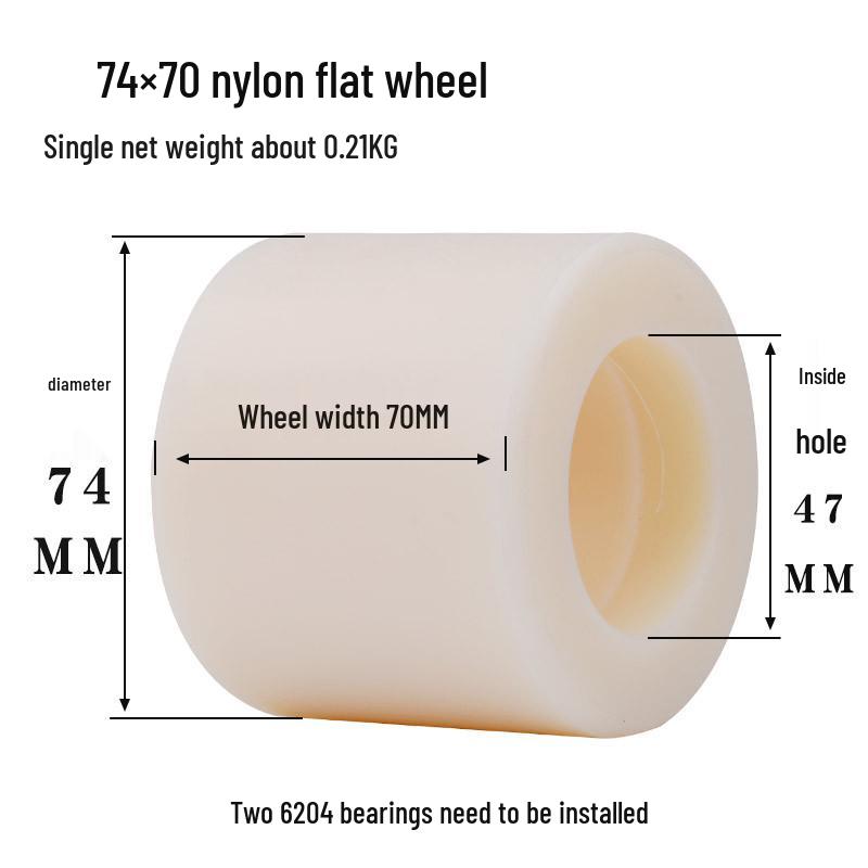 Hydraulic Pallet Truck Nylon Wheels & Iron Core PU Forklift Accessories
