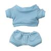 Niannyyhouse 15cm Plush Toy Clothes, Sportswear, Sweatpants, Cotton Doll Clothes, Dress-Up (Light Blue, 15cm)