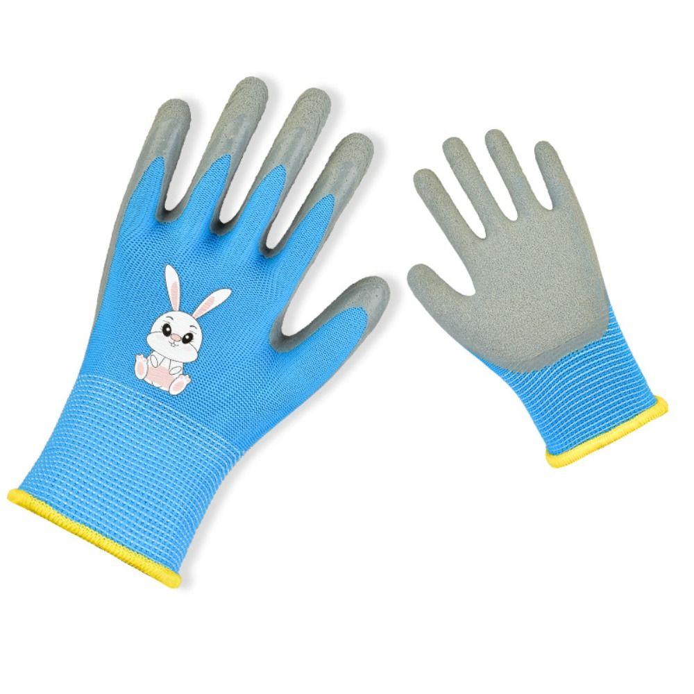 Durable Garden Work Gloves Breathable Children Protective Glove Kid Gardening Gloves  Planting Work