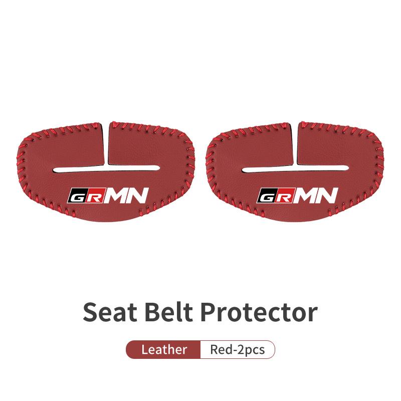 zfjpu3 For Toyota Car Seat Belt Buckle Plug Leather Car Seat Belt Clip Protective Covers GR MN Camry Prius Auris Crown Yaris Corolla