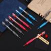 Signature Retractable Pens Black/Red/Blue Gel Pens Multifunction Ink Ballpoint Pen  School Supplies
