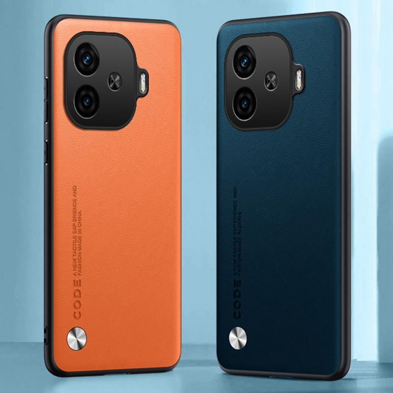 Роскошный чехол из искусственной кожи для Vivo iQOO Z9 Turbo, силиконовый противоударный защитный чехол для телефона Vivo iQOO Z9 Z9X 5G iQOOZ9 X