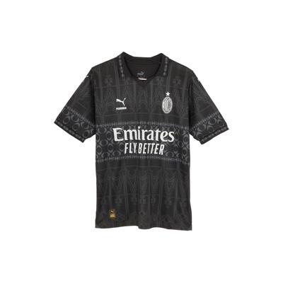 Puma Футбольная майка X AC Milan x Pleasures Dark Version, мужские брюки, черные 776064-01