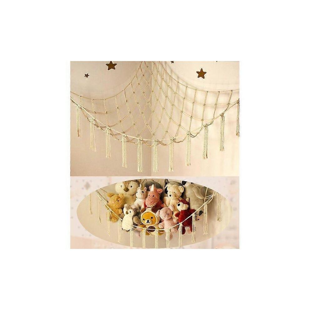 Plush toy hammock or mesh storage rack - Large plush toy hammock mesh, suitable for plush toy corners.