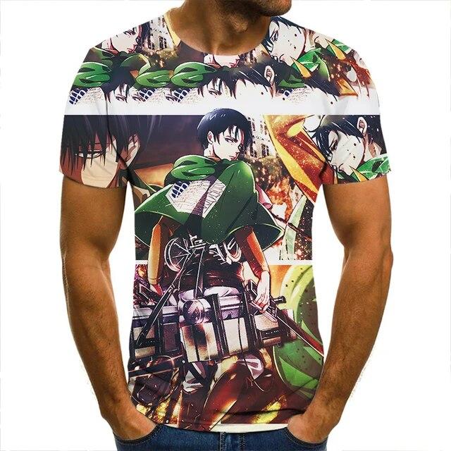 3D футболка «Атака Титанов», одежда солдата для мужчин, женщин, детей, крутые футболки с короткими рукавами, модные повседневные летние уличные одежды для мальчиков и детей