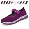 JIAFO Safety Nursing Elderly Velcro Suitable for and Mom Nurse Shoes Purple Women's Shoes, Sneakers, Shoes, Shoes, Closure, Breathable, Flexible,