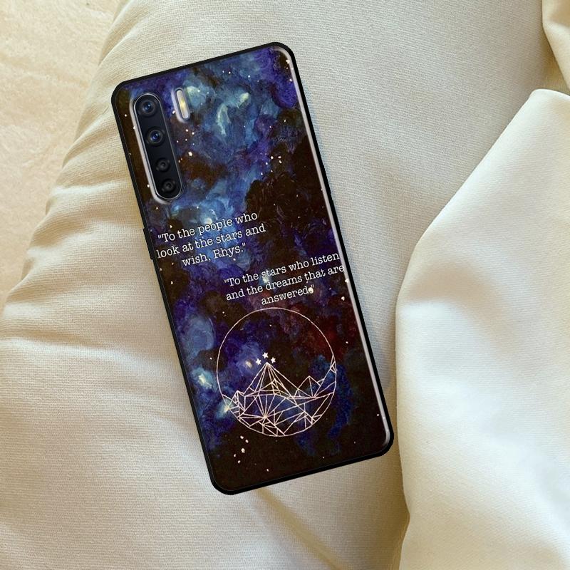 Чехол A Court Of Mist And Fury для Oppo A60 A80 A40 A15 A16 A17 A57 A94 A74 A54 A76 A96 A18 A38 A58 A78 A98 A6 A5 Pro