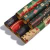 Christmas Gift Wrap - Christmas Kraft Wrapping Paper - Kids Kraft Christmas for Christmas Gift Party Decoration