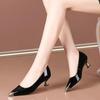 Women Fashion Sexy High Quality Spring Slip On Stiletto Heel Shoes Lady Classic Black Summer Heel Pumps Sapatos Ab663