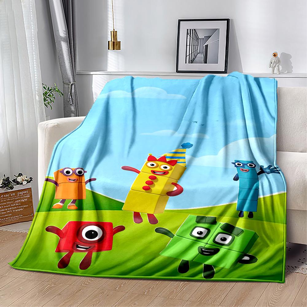 Numberblocks Blanket Soft & Cozy Suitable for Office Chair Sofa for All Occasions Digital Print Gifts For Family Or Friends