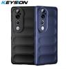 KEYSION Противоударный чехол для VIVO V40 5G V40 Pro 5G Мягкий противоскользящий силиконовый чехол для телефона VIVO V40 Pro 5G