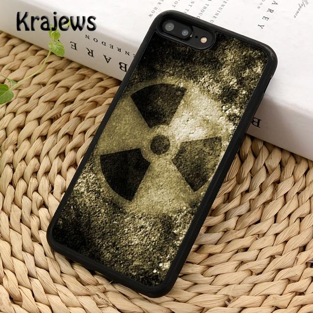 Радиоактивный предупреждающий знак Чехол для телефона Для iPhone 16 15 14 plus XS XR 11 12 mini 13 pro max coque Оболочка Fundas