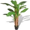 VidaXL Artificial Banana Tree with Pot 175 Cm Green