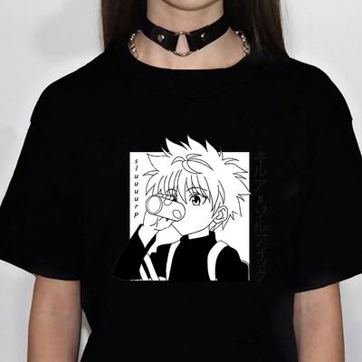 Топ Hunter x Hunter Killua, женская футболка из японского комикса с аниме, женская одежда y2k