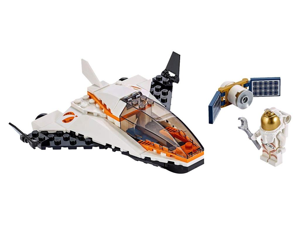 LEGO City Jet Plane Chasing Satellites 60224 Block Toy Boy