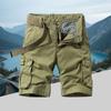 Men's Casual Comfortable Cargo Shorts - Multi-Pocket, Beltless