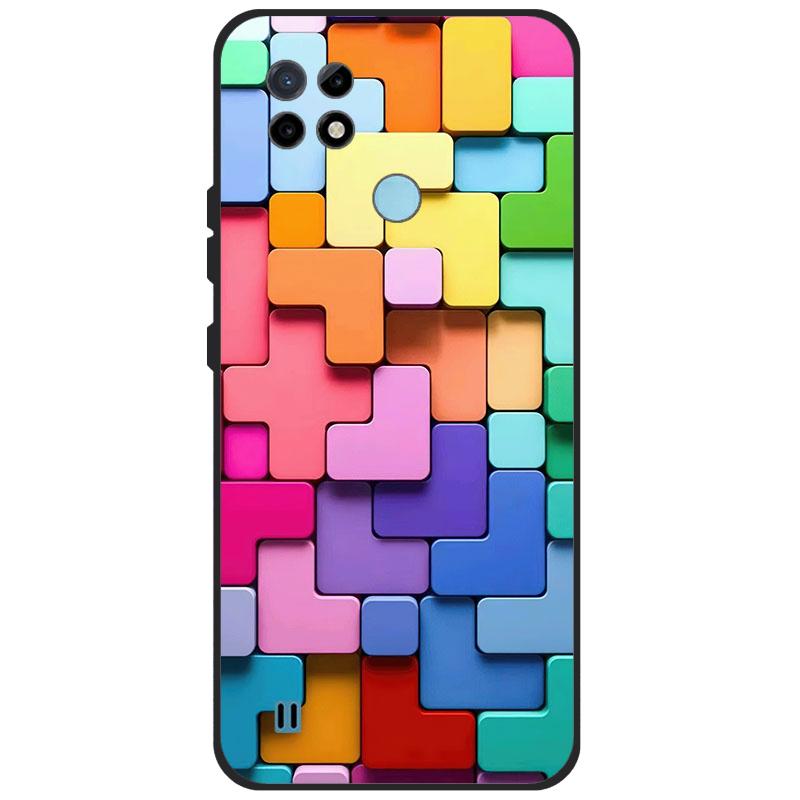Силиконовый чехол для Realme C21Y C25Y, чехол для телефона OPPO Realme C21Y C25Y 4G, мягкий чехол RMX3261, бампер из ТПУ, 6,5 дюйма
