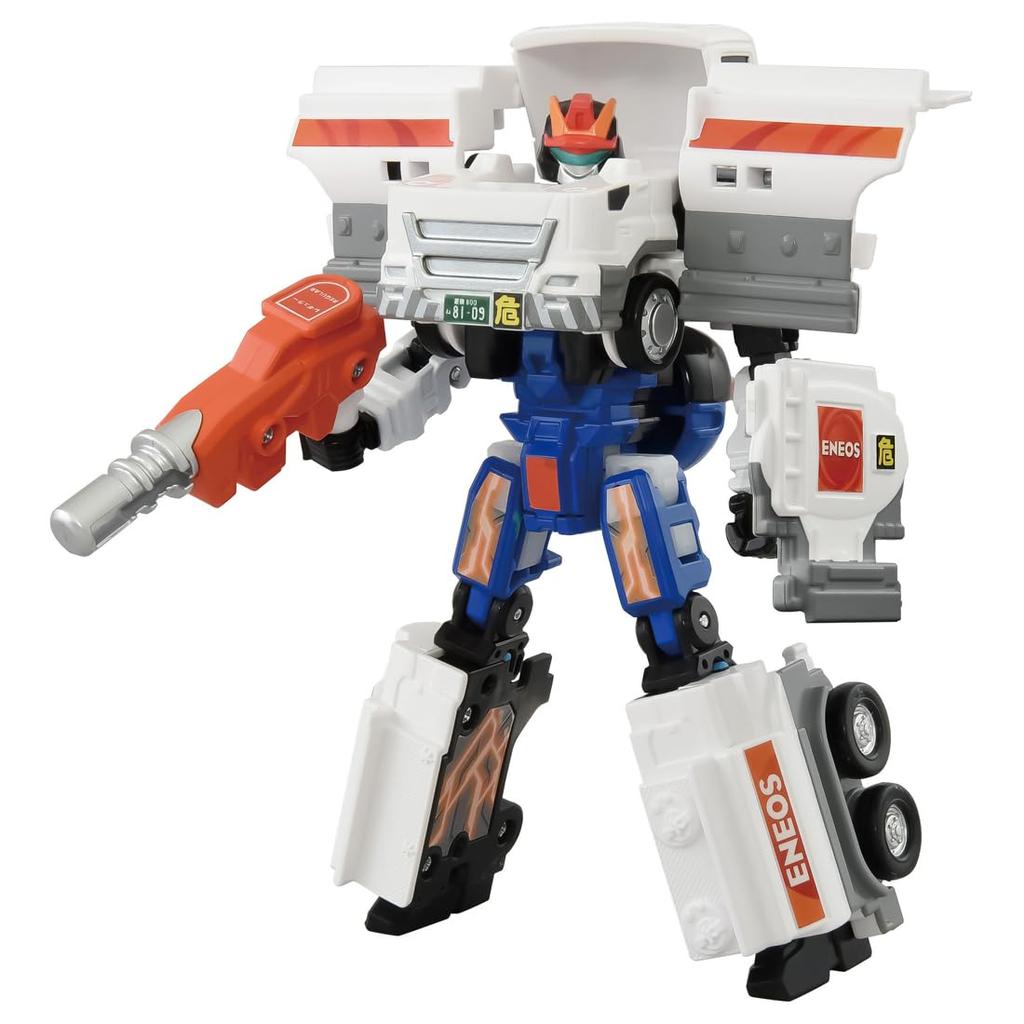 TAKARA TOMY Tomica Job Labor TJB04 Stand Braver ENEOS Tanker Truck Miniature Car Toy for Ages 3 and Up