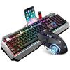 1 комплект игровых механических проводных 16 RGB-подсветок эргономичной клавиатуры + мыши