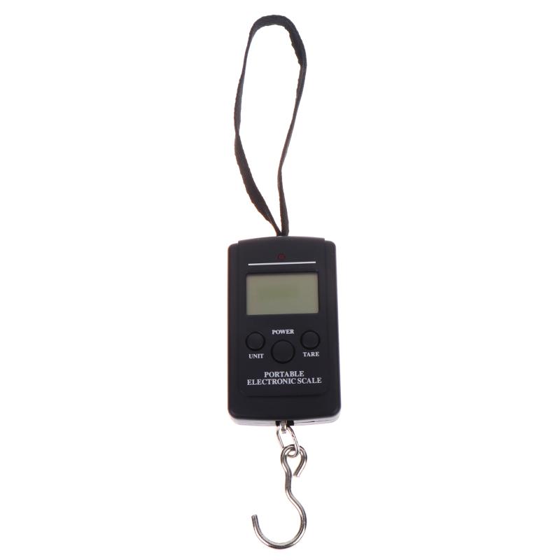 40kg Multifunctional Mini Electronic Digital Portable Hanging Scale Weighs Tool For Fishing Luggage Suitcase Travel Hook Scales+