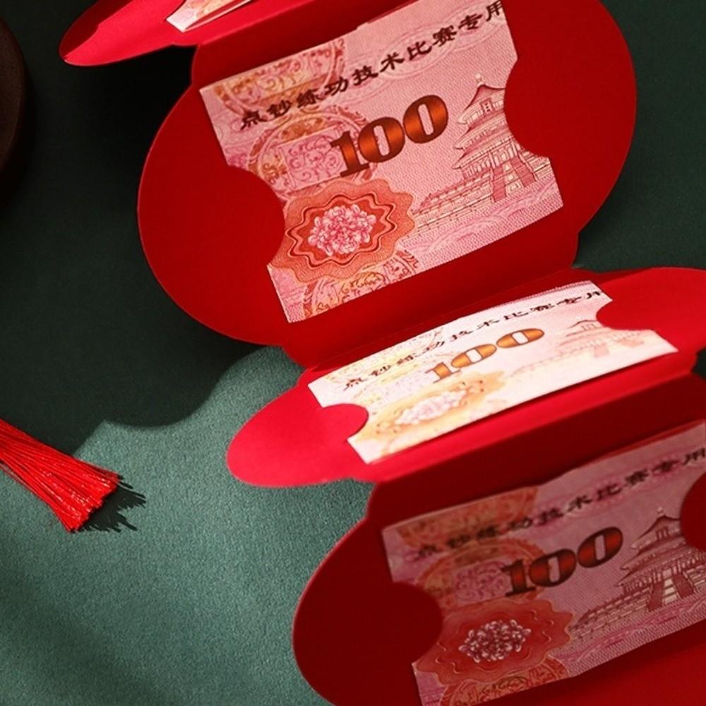 3D Rotating Horse Year Red Envelope Folding 2026 Red Pocket Gift Bag Hongbao  Festival Supplies
