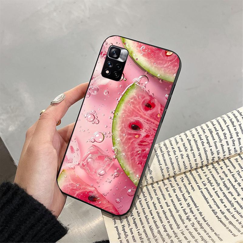 Phone Case For Xiaomi Redmi note 14 Pro 14 13 12 11 10 Pro 14S 12S 11S Redmi 14C 13C 10 Lemon strawberry watermelon