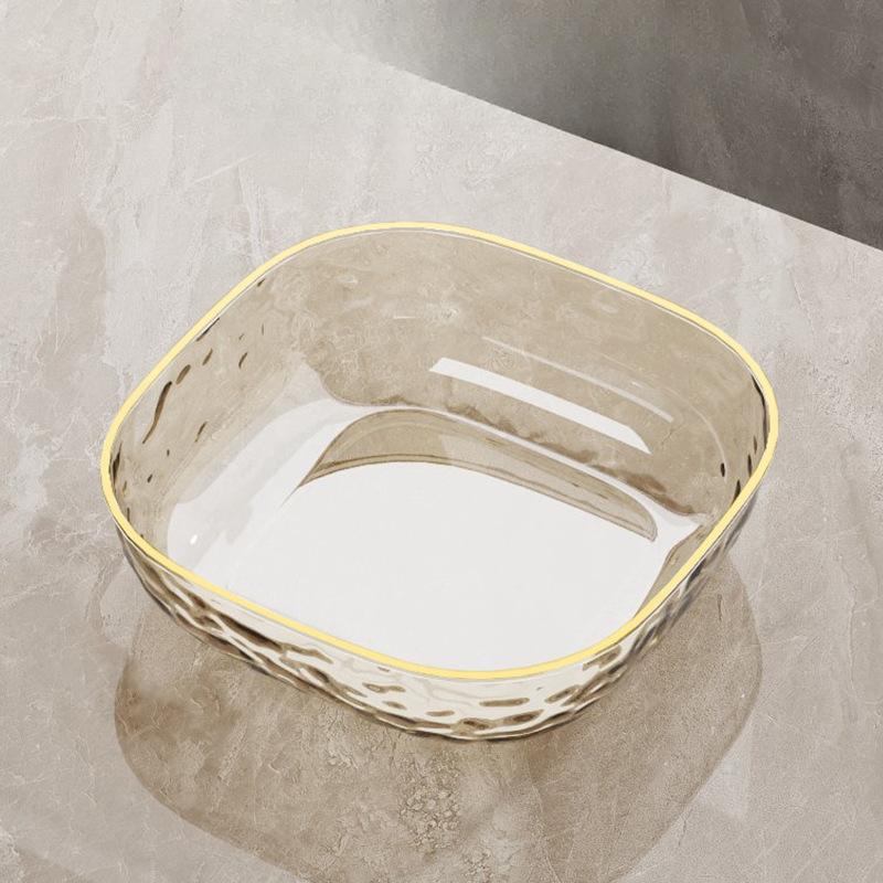 Легкая Роскошь Фруктовая Тарелка Фруктовая Тарелка Тарелка для Сухофруктов Коробка для Сухофруктов Фруктовая Тарелка Высокая Ценность Высокий Класс Прозрачная Фруктовая Тарелка Тарелка для Закусок