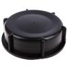 Black Plastic Valve Lid 3" 100Mm Cap For Ibc Tank Valve Leakproof Cover