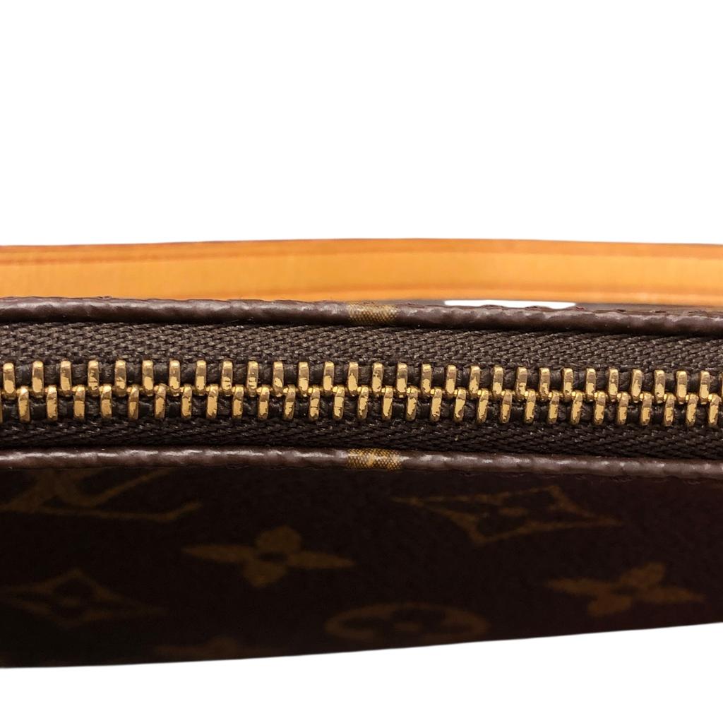 Б/у Louis Vuitton Monogram Pochette Accessoires M40712 Холст Коричневый Аутентичный 1210