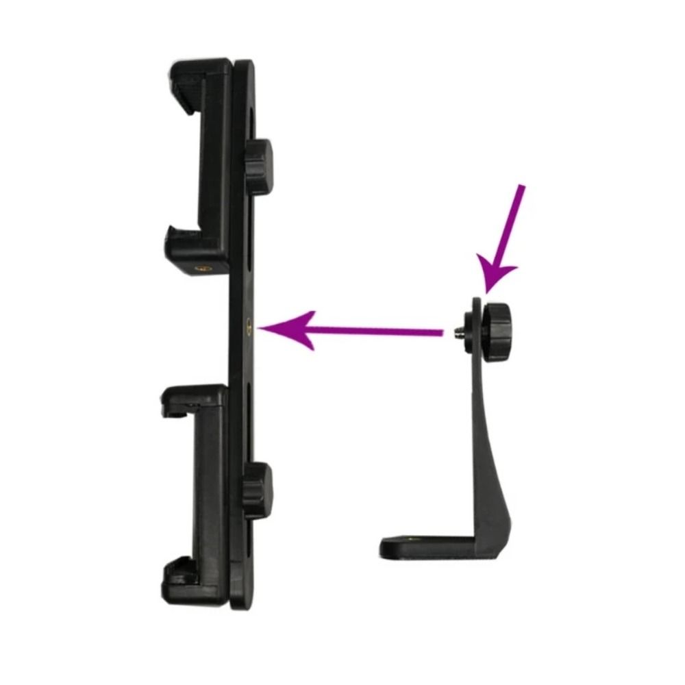 Клип-штатив для телефона, мобильный кронштейн для мобильного телефона, ручной держатель для двух устройств, зажим для штатива для смартфона