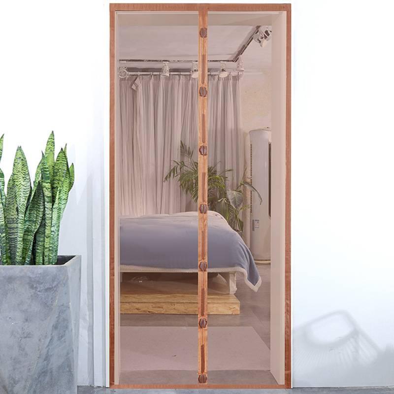 Magnetic Mosquito Door Curtain Summer Mesh Screen Self Closing Pet Friendly Nylon Net Proof Bedroom Living Room Easy To Maintain