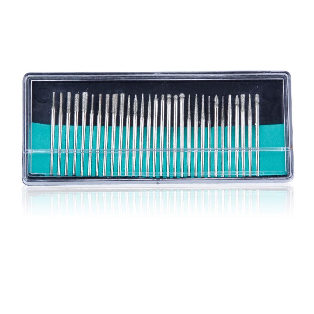 30 шт., 30000 об/мин, электрическое оборудование для маникюра, сверла для ногтей, фрезы, шлифовальный аппарат