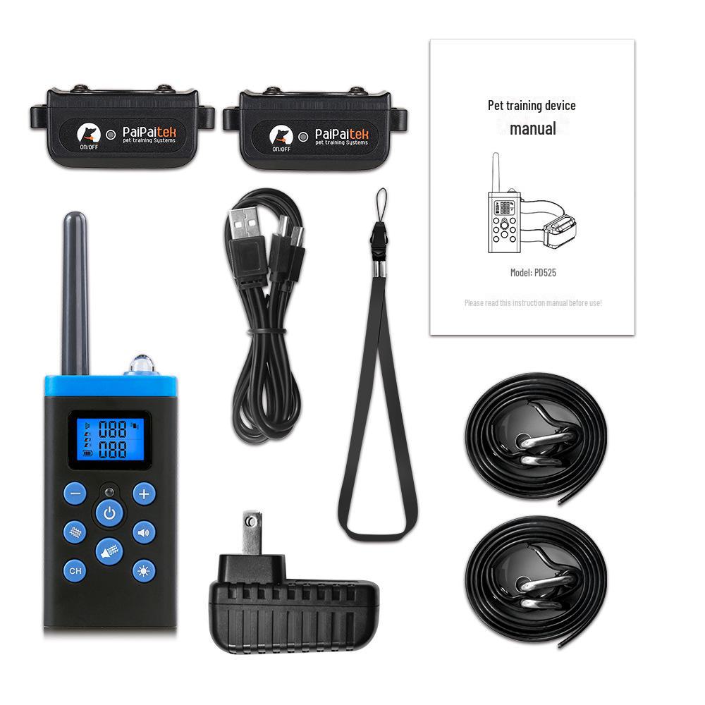 Dog Training Collar: Sound & Vibration Anti-Bark with 100-Level Remote Control