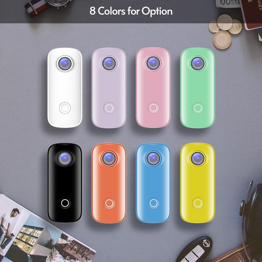 Мини-экшн-камера SJCAM C100+, цифровая видеокамера 2K, 30 кадров в секунду, водонепроницаемая, 30 м, встроенный магнитный корпус