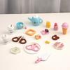 Simulation Funny Wooden Afternoon Tea And Cookie Coffee Children Toy Set