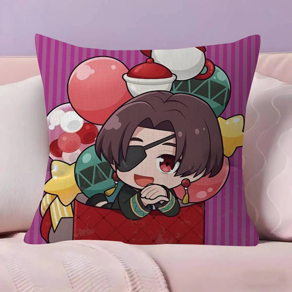 Japanese Anime Wind Breaker Pillow Cushion Cover Pillowcase Living Room Sofa Home Decor
